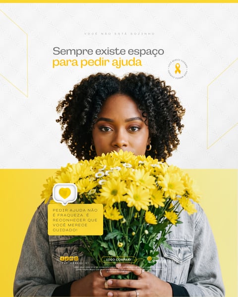 DIA MUNDIAL DE PREVENÇÃO AO SUICÍDIO SOCIAL MEDIA PSD EDITÁVEL 2