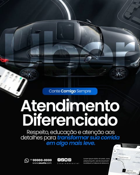 Social Media Uber PSD EDITÁVEL 5
