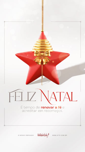 FELIZ NATAL - 25 DE DEZEMBRO - FLYER SOCIAL MEDIA PSD EDITÁVEL - (14)