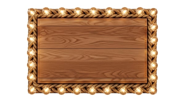 TAMPA DE MADEIRA COM LUZES EM VOLTA E UMA CORDAM RETANGULAR AO CENTRO 04