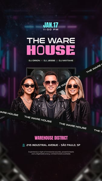 FLYER PARA STORY WARE HOUSE PSD DESIGN
