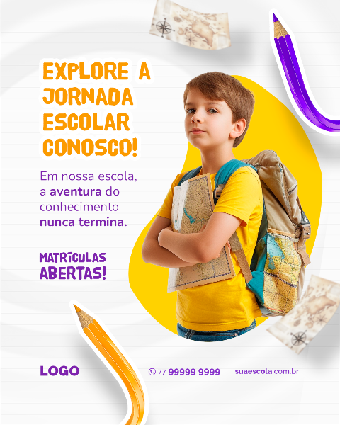 VOLTA AS AULAS: MATRÍCULAS ABERTAS 06