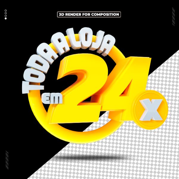 SELO 3D TODA A LOJA EM 24X