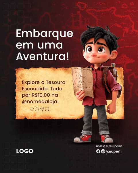 SOCIAL MEDIA - LOJA DE UTILIDADES DE R$ 10,00