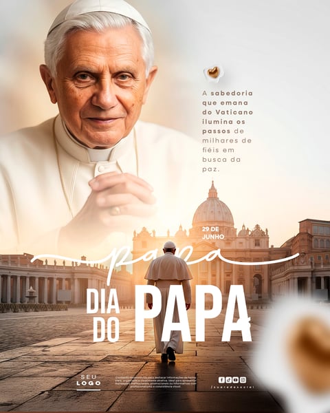 DIA DO PAPA 29 DE JUNHO SOCIAL MEDIA PSD EDITÁVEL 4