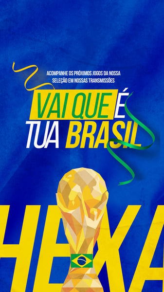 COPA DO MUNDO 2026 BRASIL RUMO AO HEXA SOCIALMEDIA PSD STORY 7