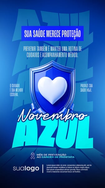 NOVEMBRO AZUL MÊS DE COMBATE AO CÂNCER DE PRÓSTATA SOCIAL MEDIA STORIES PSD EDITÁVEL 14