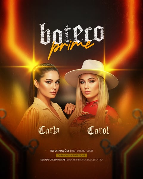 FLYER EVENTOS ARTISTAS SHOWS FESTA SOCIAL MEDIA PSD EDITÁVEL 32