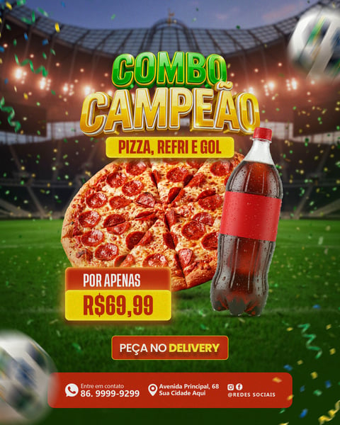 SOCIAL MEDIA PIZZARIA PSD EDITÁVEL 5