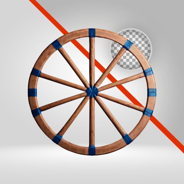 CÍRCULO SÃO JOÃO 3D, ELIPSE DE MADEIRA PRA TEXTO, ELEMENTO PNG, VOLANTE,, FUNDO TRANSPARENTE, RODA CARROÇA, PANO