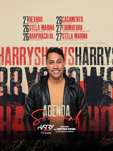 AGENDA DA SEMANA - HARRY