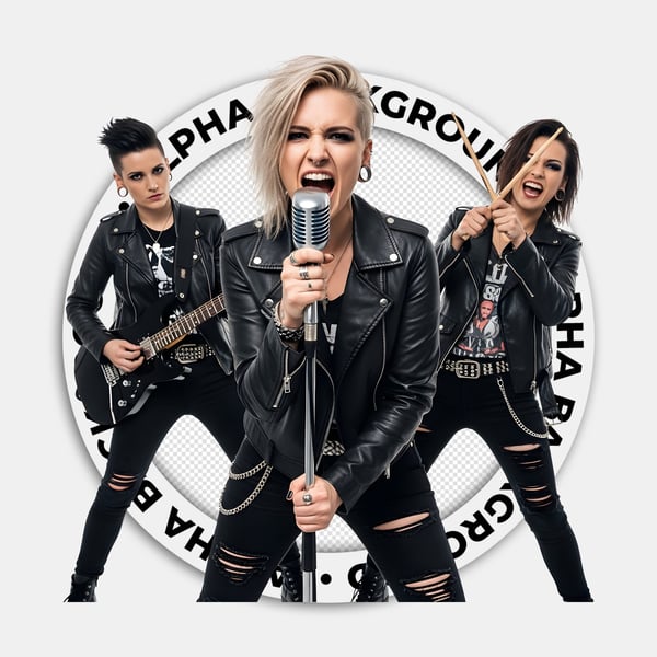 MULHERES ROCKEIRAS UMA CANTORA UMA GUITARRISTA E UMA BATERISTA 02