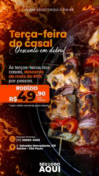 STORY - AÇOUGUE | CARNE | CHURRASCO | SOCIAL MEDIA | PSD EDITÁVEL