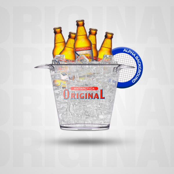 BAR DEPÓSITO BALDE ANTARCTICA ORIGINAL 300ML CERVEJA PNG