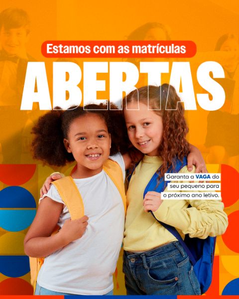 MATRÍCULAS ABERTAS SOCIAL MEDIA VOLTA À AULAS FEED PSD EDITÁVEL