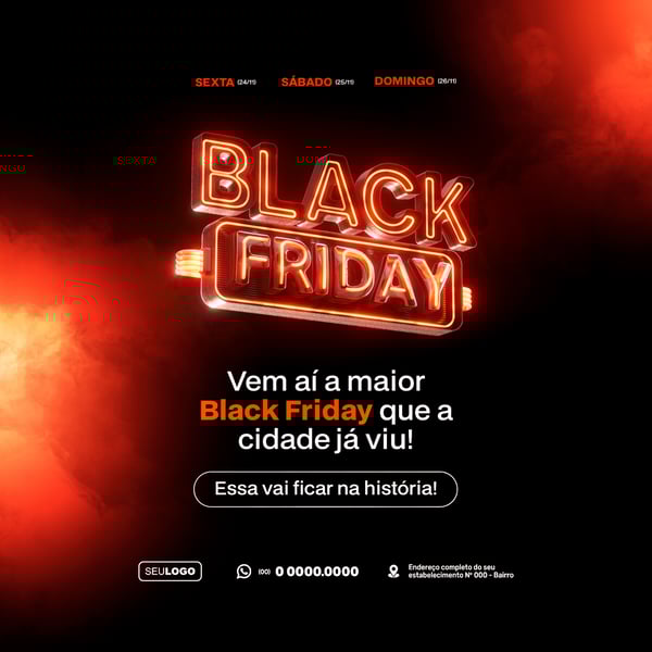 YEN BLACK FRIDAY SELO 3D TEMPLATE PSD