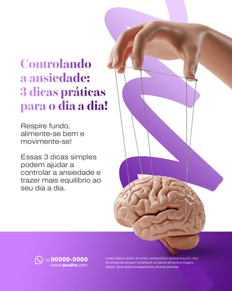 PSICOLOGIA - CONTROLANDO A ANSIEDADE