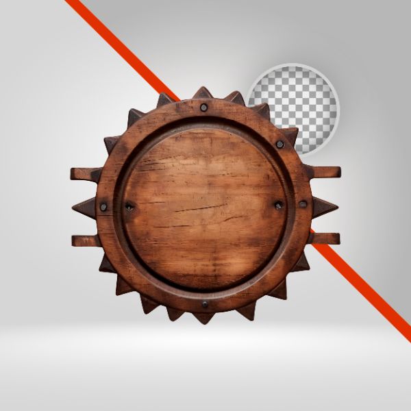 CÍRCULO DE MADEIRA, SOL 3D, ELEMENTO PNG, ELIPSE, PLACA PR TEXTO, VERÃO, PRAIA, SAMBA, TÁBUA DE MADEIRA, SÃO JOÃO