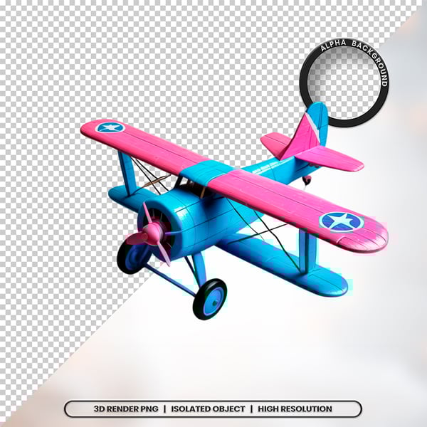 3D RENDER BRINQUEDO INFANTIL ELEMENTO ÍCONE PSD PNG