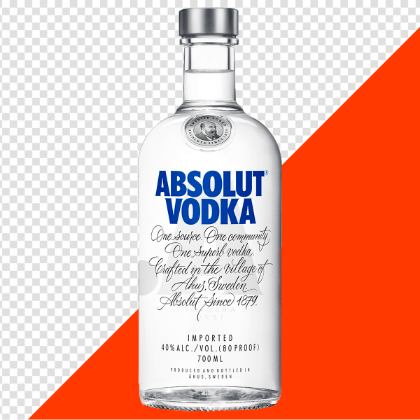 GARRAFA VODKA ABSOLUT PNG TRANSPARENTE SEM FUNDO