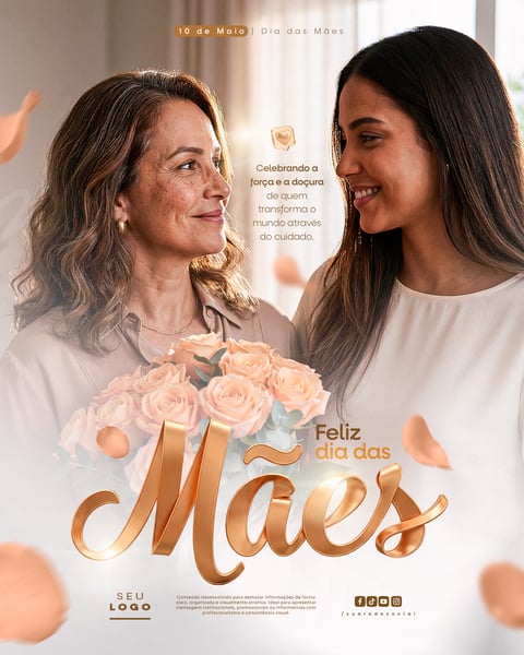 DIA DAS MÃES 10 DE MAIO SOCIAL MEDIA PSD EDITÁVEL 1