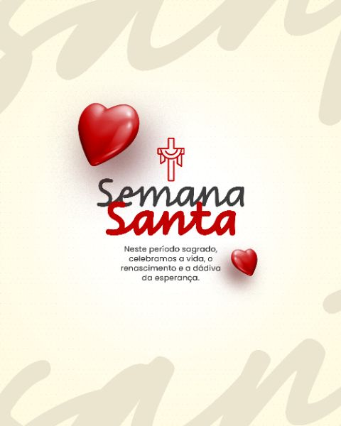 SOCIAL MEDIA - SEMANA SANTA - CELEBRAMOS A VIDA