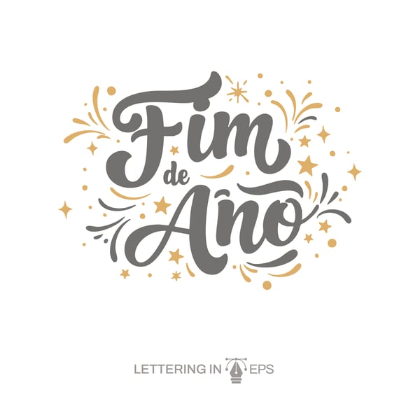 LETTERING FELIZ ANO NOVO 11