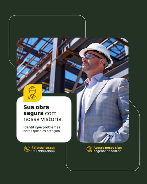 ENGENHARIA VISTORIA SOCIAL MEDIA FEED PSD EDITÁVEL