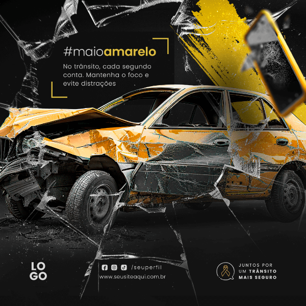 MAIO AMARELO - JUNTOS POR UM TRANSITO MAIS SEGURO