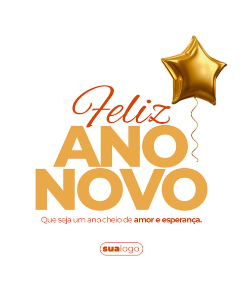 FELIZ ANO NOVO - PSD EDITAVEL 13