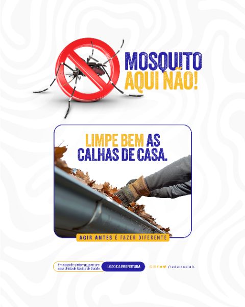 SOCIAL MEDIA - DENGUE - LIMPE BEM AS CALHAS
