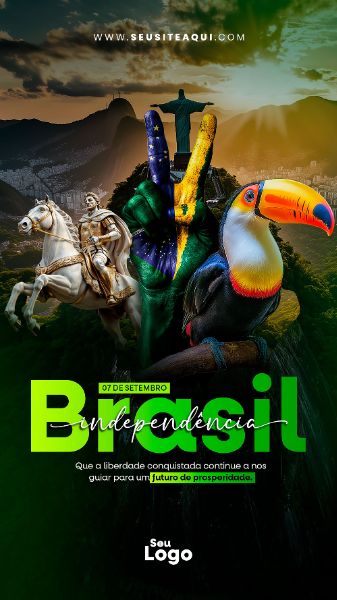 STORY - DIA DA INDEPENDÊNCIA DO BRASIL | SOCIAL MEDIA | PSD EDITÁVEL