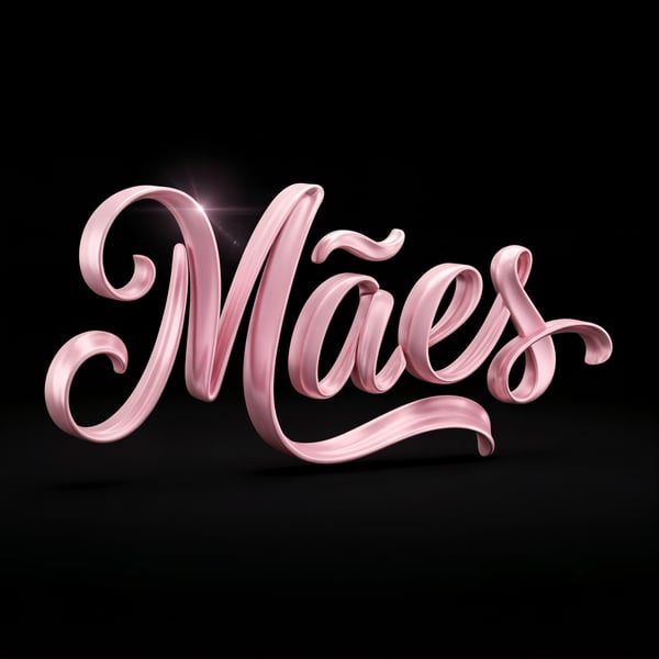 Selo 3D Dia das Mães