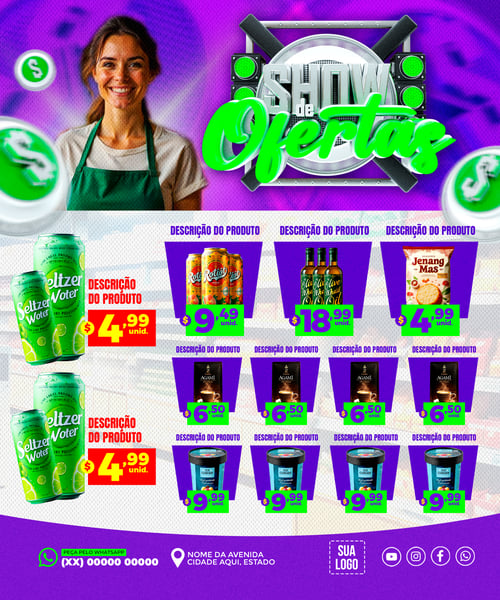 ENCARTES SUPERMERCADO E COMÉRCIO REDES SOCIAIS