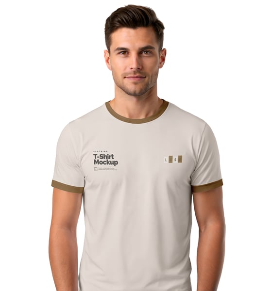 CAMISETA MASCULINA PSD EDITÁVEL MOCKUP