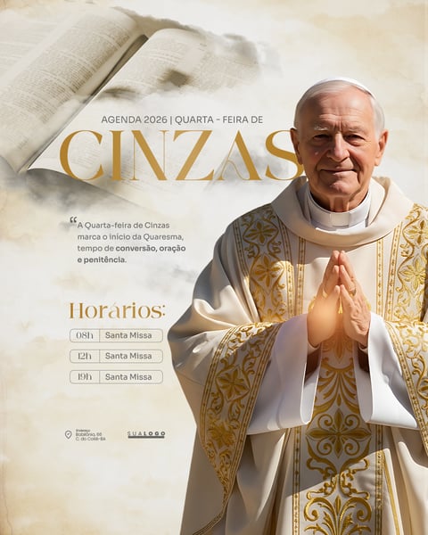 QUARTA - FEIRA DE CINZAS