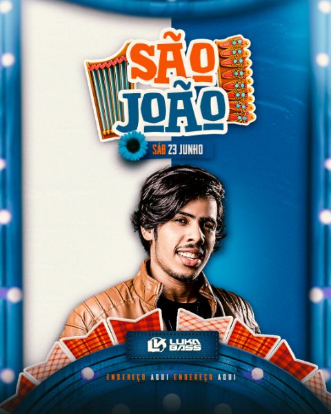 FLYER SÃO JOÃO LUKAS BASS FEED