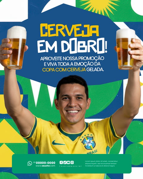 BAR ESPORTIVO JOGO BRASIL COPA DO MUNDO 2026 SOCIAL MEDIA PSD EDITÁVEL 14