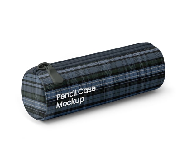 Estojo de lápis PSD EDITÁVEL MOCKUP