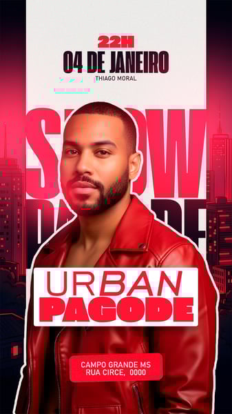 FLYER EVENTO SHOW URBAN PAGODE PSD STORY 27