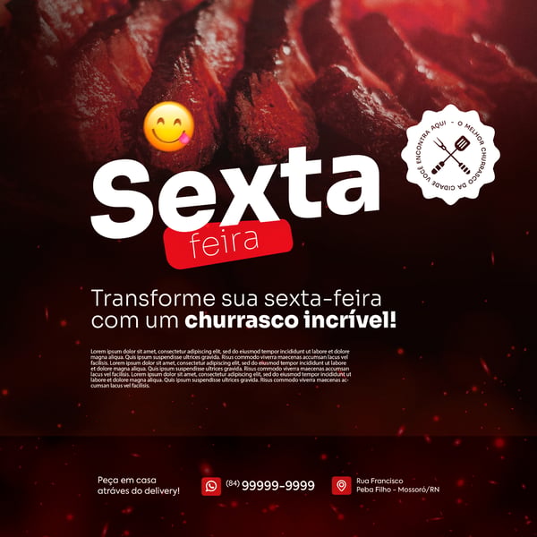 RMT CHURRASCARIA - SEXTA FEIRA CHURRASCO INCRIVEL