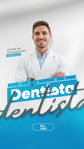 DIA DO DENTISTA 25 DE OUTUBRO SOCIAL MEDIA PSD EDITÁVEL