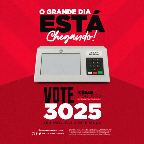 CAMPANHA POLÍTICA DEPUTADO FEDERAL FEED1 7