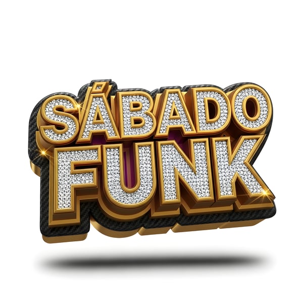 SELO 3D SÁBADO FUNK REALISTA 04