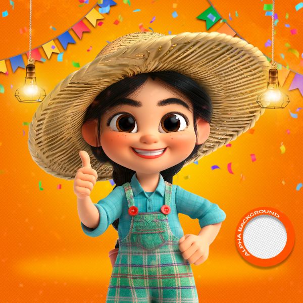 MASCOTES DE FESTA JUNINA MODELO 33