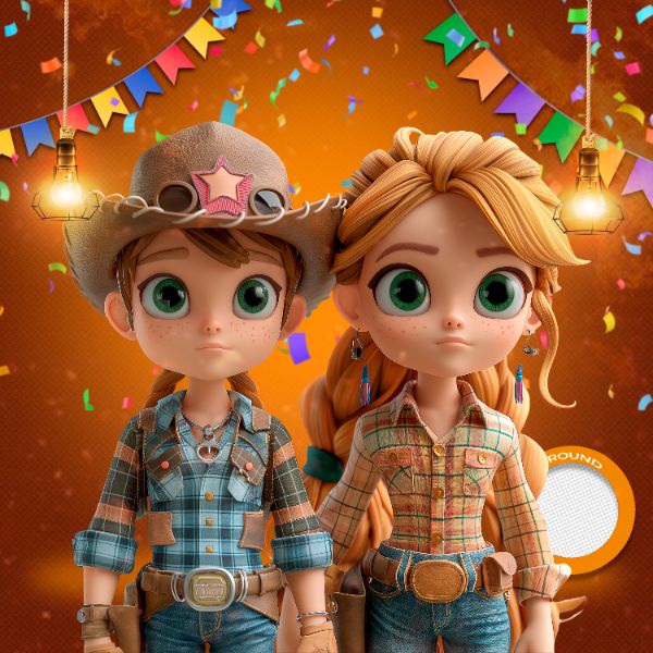 MASCOTES DE FESTA JUNINA MODELO 148