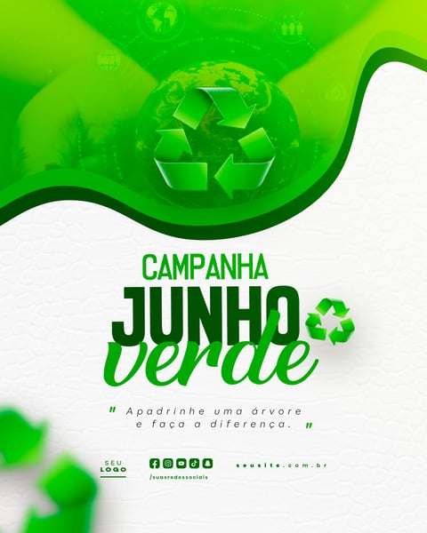 JUNHO VERDE CAMPANHA DE CONSCIENTIZAÇÃO DO MEIO AMBIENTE SOCIAL MEDIA FEED 7
