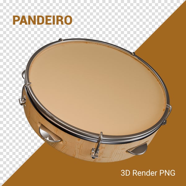 PPC PANDEIRO 3D RENDER PNG PARA COMPOSIÇÃO (22)