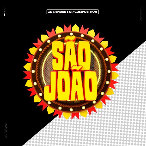 SELO 3D SÃO JOÃO