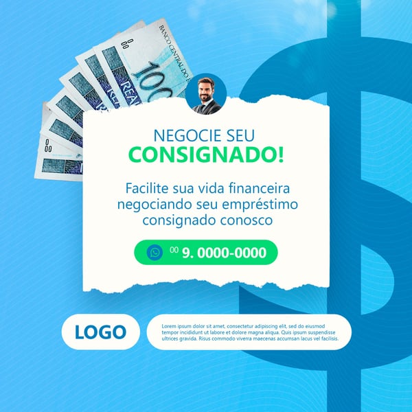 EMPRÉSTIMO FGTS FINANÇAS SOCIAL MEDIA POST FEED